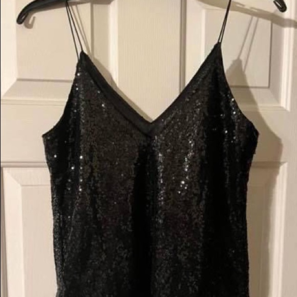 Sequin tank top